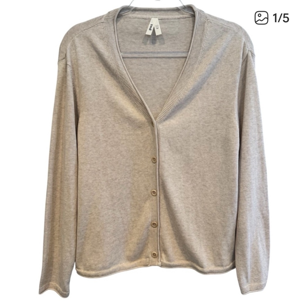 Pact Women's Cardigan Sweater color is Heather